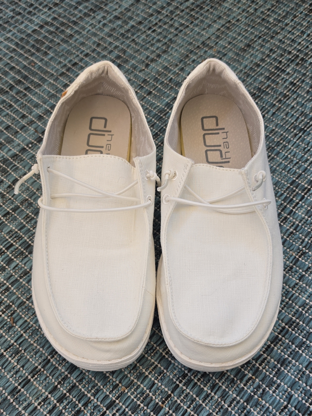 Hey Dudes White Canvas Slip-On Women’s Shoes